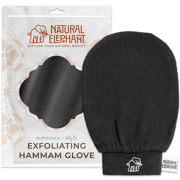 Exfoliating Hammam Glove: Pure Black