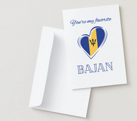 You're my favorite Bajan Card